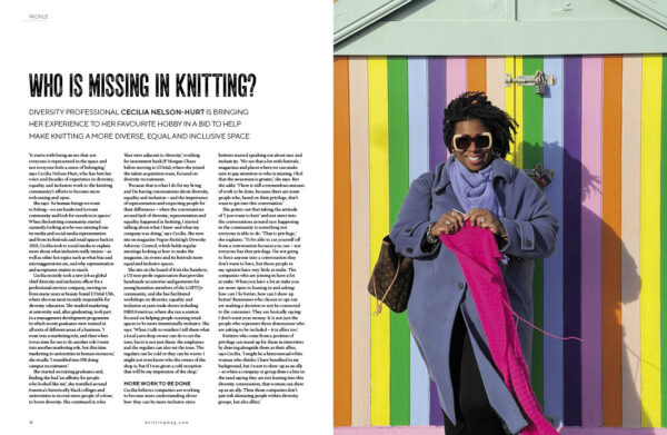 Knitting Magazine 233 Spread 2
